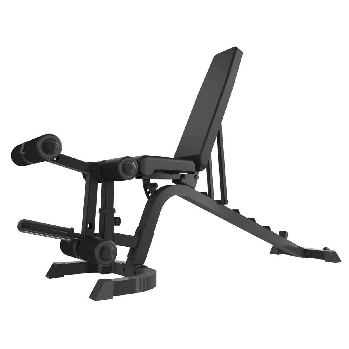 Panca piana e inclinabile multiuso WBX-220 MULTIFIT con leg extension