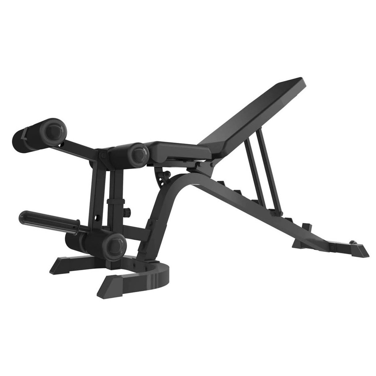 Panca piana e inclinabile multiuso WBX-220 MULTIFIT con leg extension