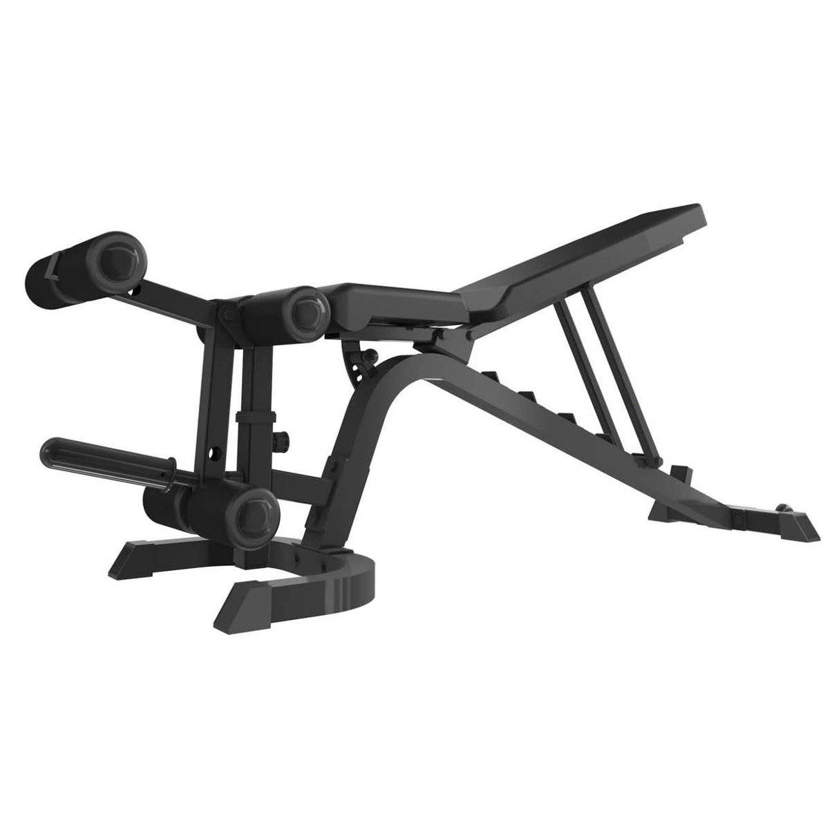 Panca piana e inclinabile multiuso WBX-220 MULTIFIT con leg extension