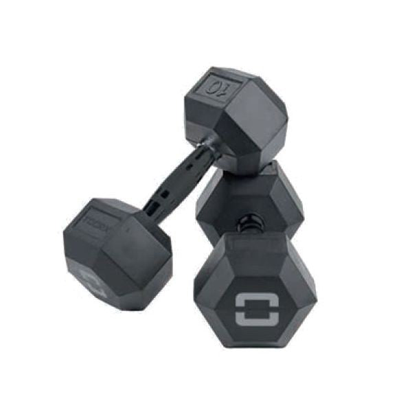 Manubrio Esagonale Gommato Toorx da 22,5Kg Cod AMEG-22,5