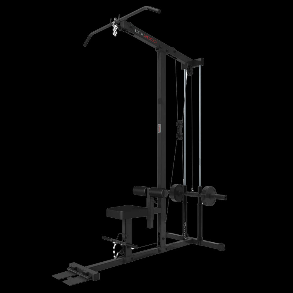 Lat machine con pulley basso a caricamento dischi Cod LTX-2000