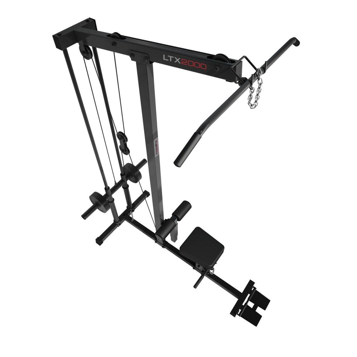 Lat machine con pulley basso a caricamento dischi Cod LTX-2000