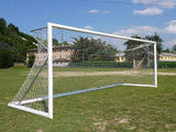 Singola Porta calcio mobili Art 5900M da 7,32 x 2,44 mt, in alluminio, a norma UNI EN 748