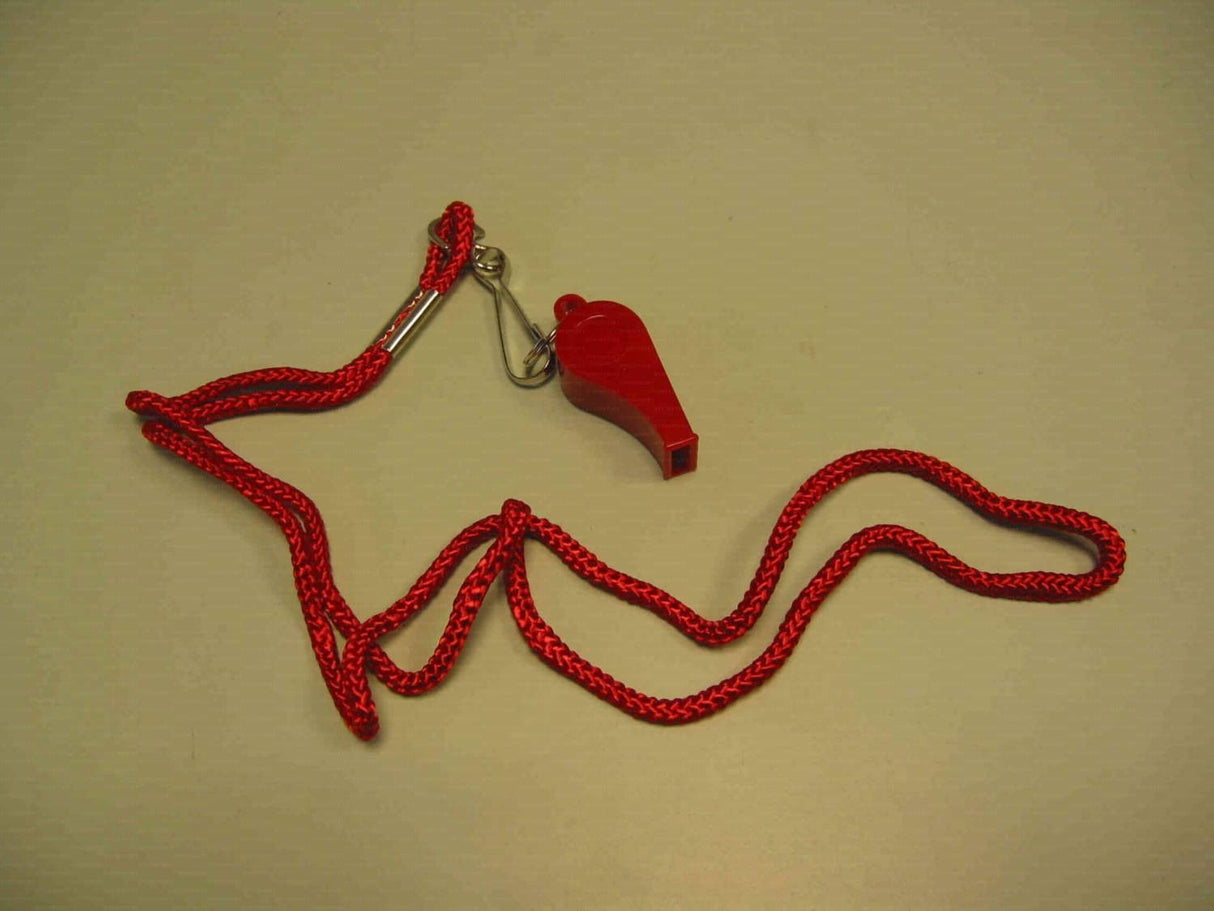 Fischietto in plastica con cordino ART 6450