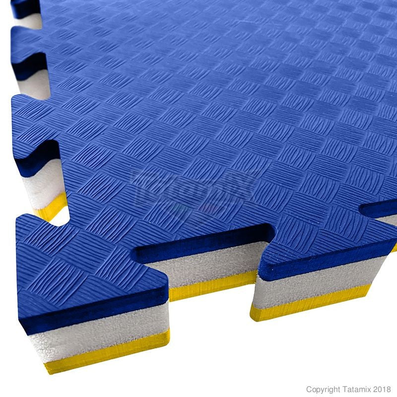Tatami Hybrid combinazione tra Eva e Polietilene 3cm HB30C Blu Rosso