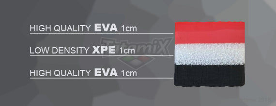 Tatami Hybrid combinazione tra Eva e Polietilene 3cm HB30C Blu Rosso