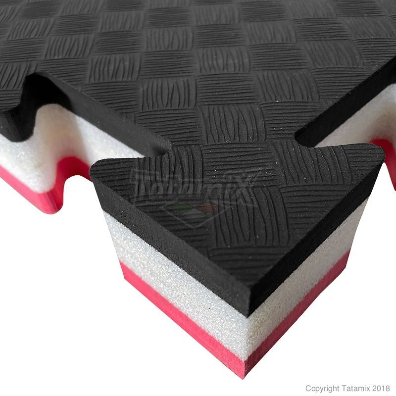 Tatami Hybrid combinazione tra Eva e Polietilene 3cm HB30C Blu Rosso