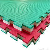 Tatami Hybrid combinazione tra Eva e Polietilene 3cm HB30C Blu Rosso