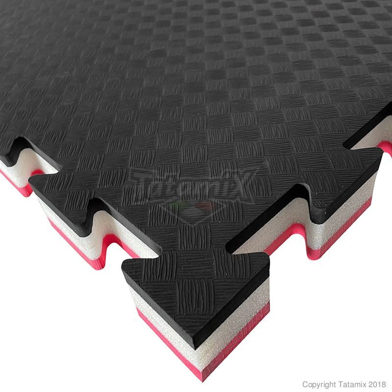 Tatami Hybrid combinazione tra Eva e Polietilene 4cm HB40C Grigio Nero