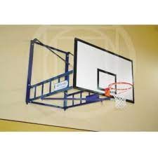 Impianto basket a parete Art. B653 girevole certificato F.I.B.A sbalzo 320 cm