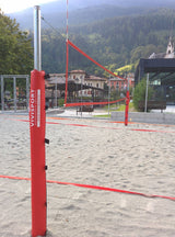 Impianto beach volley e beach tennis art. 5510 acciaio zincato a caldo per esterni