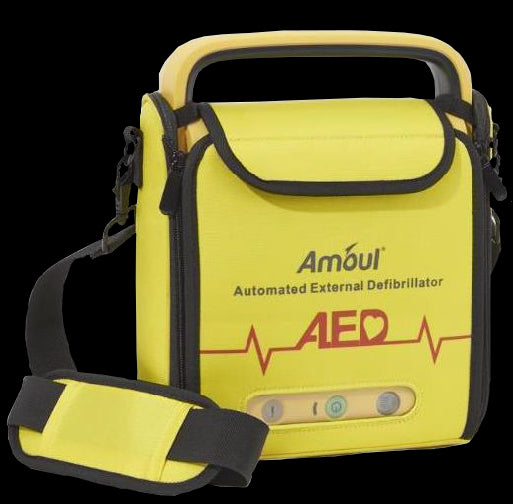 Defibrillatore semiautomatico esterno I3 con elettrodi, borsa trasporto e kit accessori di rianimazione