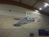 Impianto basket accostabile a parete Art B905 tabelloni  cristallo