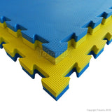 Tatami E40S Multidiscipline Eva 100x100x4cm Giallo-Blu Quantità Minima Per La Vendita 6 Moduli