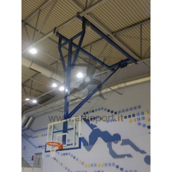 Impianto basket sollevabile soffitto Art.B655/1 Certificato FIBA