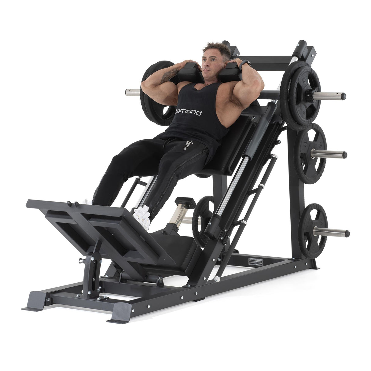 COMBO LEG PRESS 45°/ HACK SQUAT Diamond PL-COMBOLEGPRESSHACK