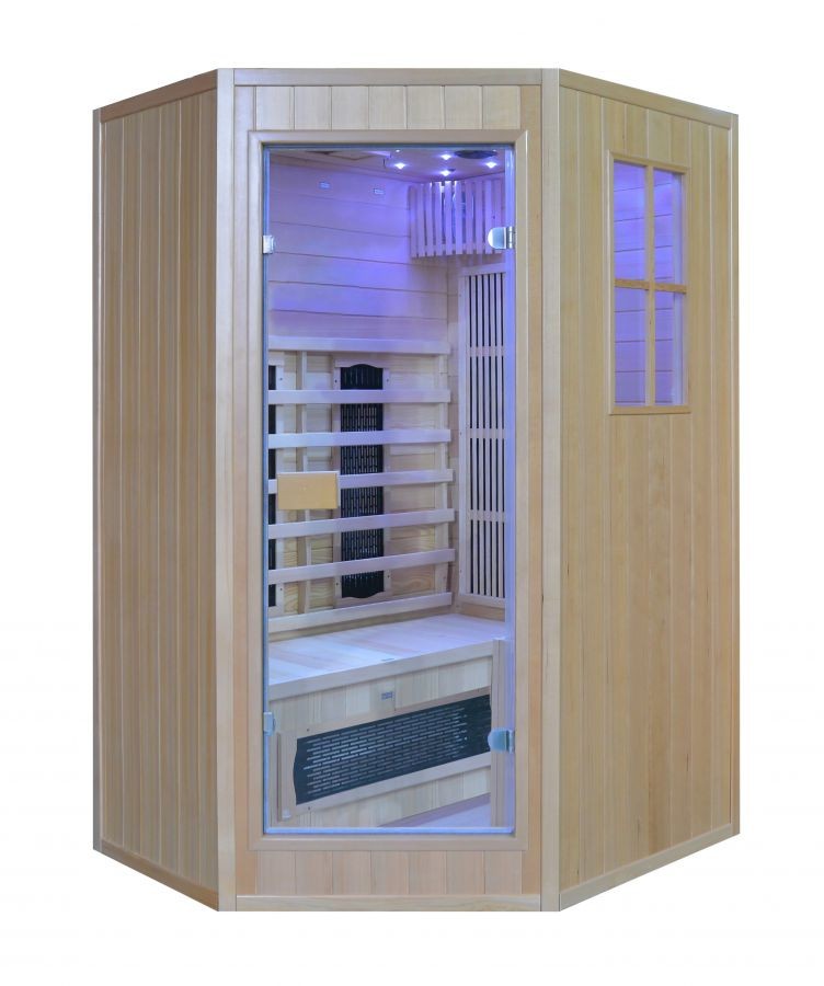 SAUNA INFRAROSSI COMBINATA PER 2 PERSONE PR-S2G