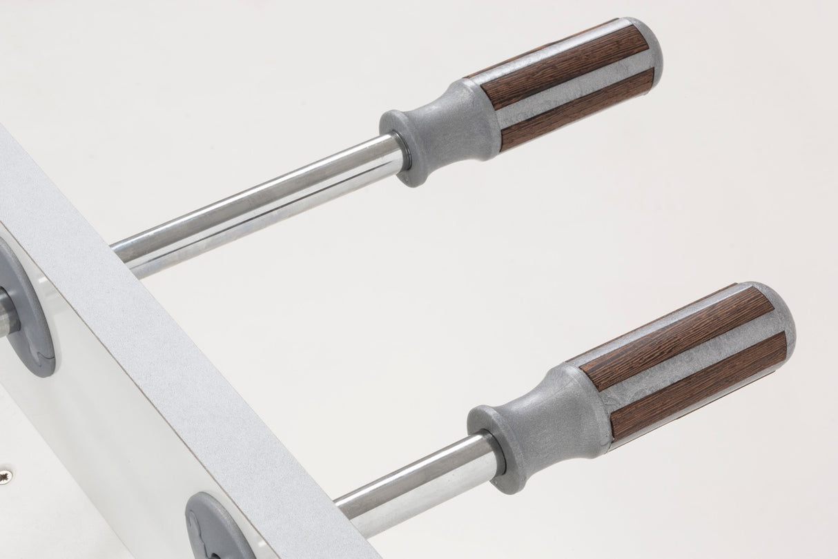 Calcio Balilla Garlando G 500 H2O Pure White Aste Rientranti