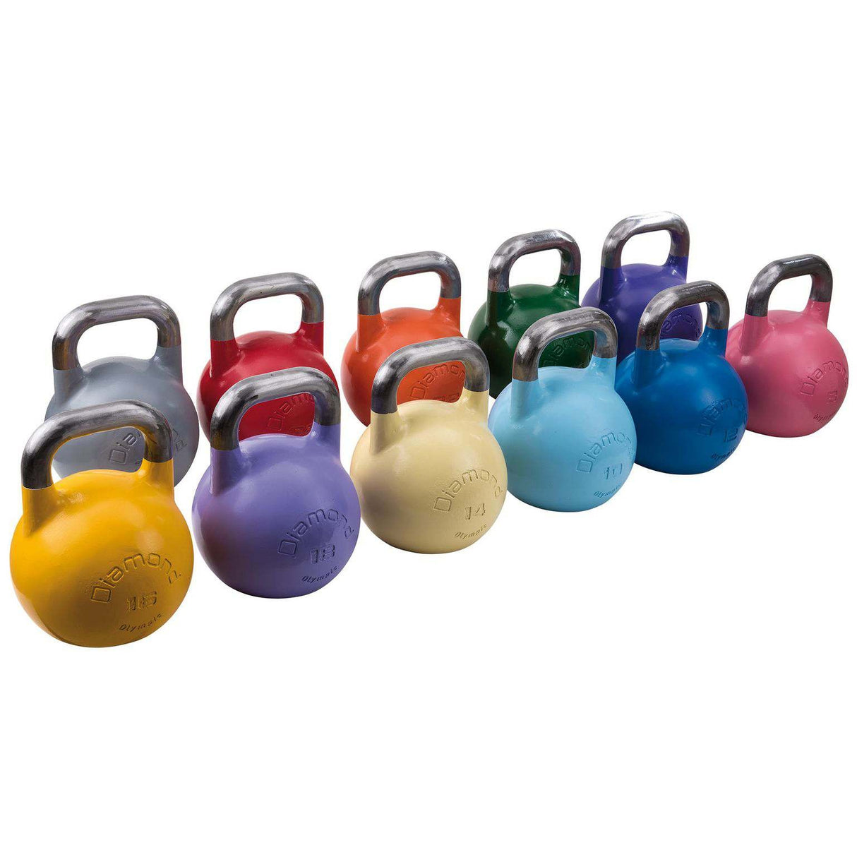 KETTLEBELL OLIMPICA IN ACCIAIO DIAMOND KBOD