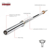Bilanciere Olimpico Master  – 220 CM DIAMOND BOMD220