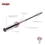 Bilanciere Olimpico  – 150 CM DIAMOND BOD150N
