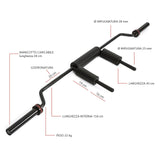 Safety Squat Bar 220 CM DIAMOND Art. SSBD220