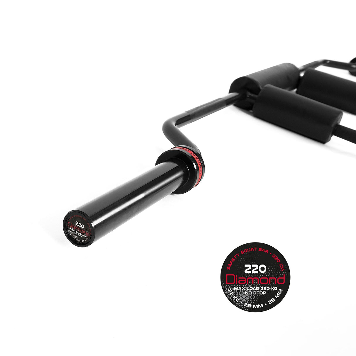 Safety Squat Bar 220 CM DIAMOND Art. SSBD220