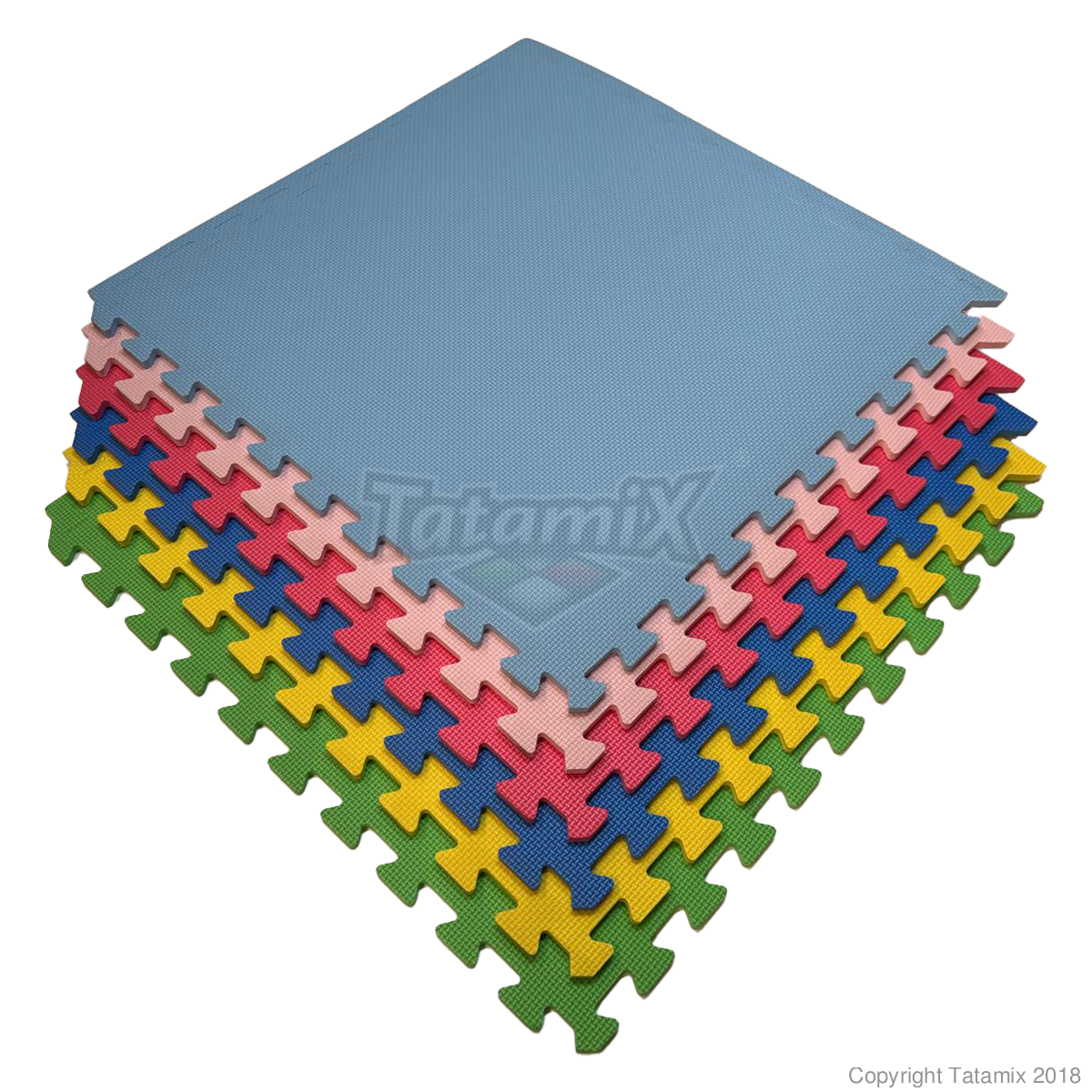 Kit 6 pz. Puzzle kids 62x62x1cm TATAMI KIT BABY 60 Cod. LC610C  Realizzato in EVA espansa (etilene vinil acetato) ORDINE MINIMO 4 KIT.