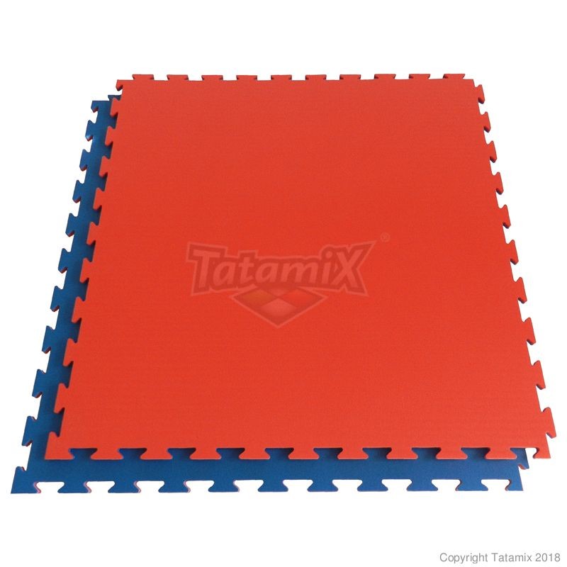 Tatami Made In Italy Ritardante Di Fiamma 100 X 100 X 1,4cm B14FR  Rosso-Blu o Giallo-Verde