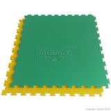 Tatami Made In Italy Ritardante Di Fiamma 100 X 100 X 1,4cm B14FR  Rosso-Blu o Giallo-Verde