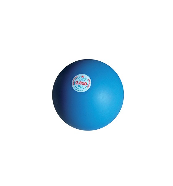 Palla getto di gomma anelastica per uso indoor, kg 0,800 S02458