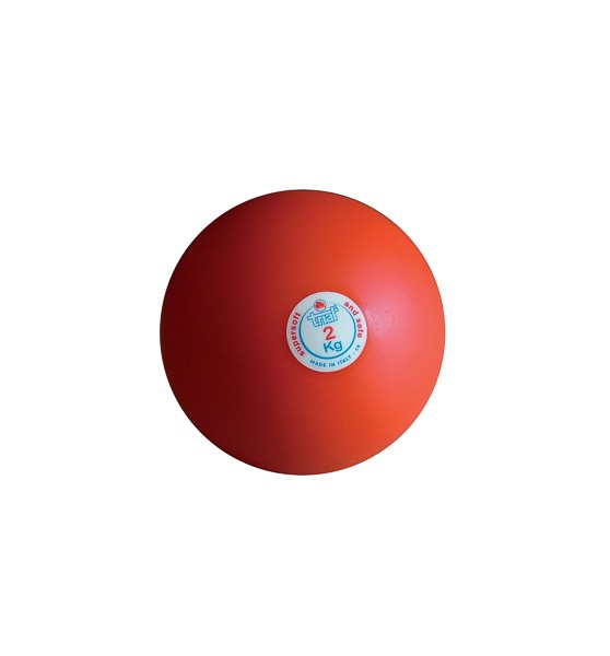Palla getto di gomma anelastica per uso indoor, kg 2 S02462