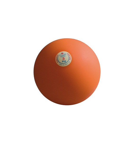 Palla getto di gomma anelastica per uso indoor, kg 3 S02464