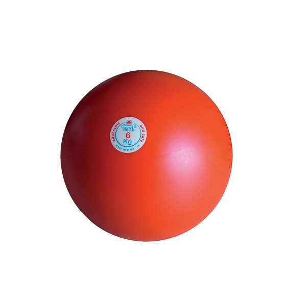 Palla getto di gomma anelastica per uso indoor, kg 6 S02470