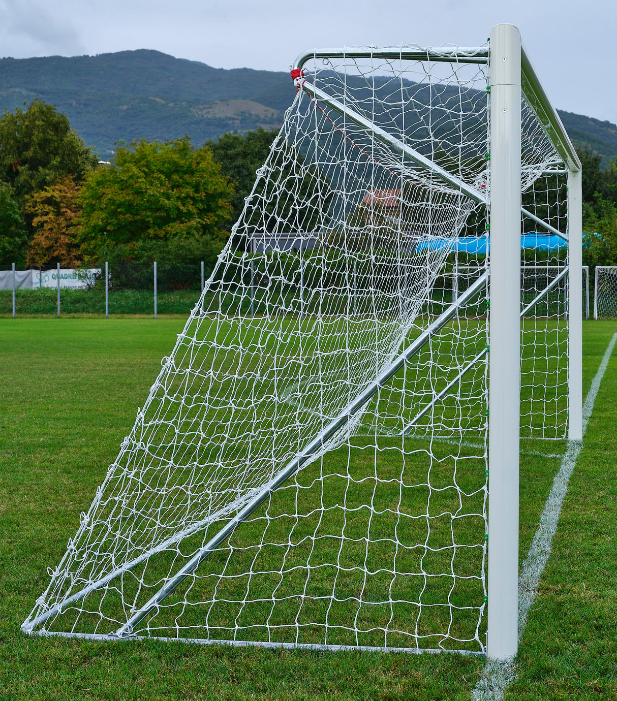 Porta calcio Singola mobile alluminio regolamentari 732x244 Art 5901M