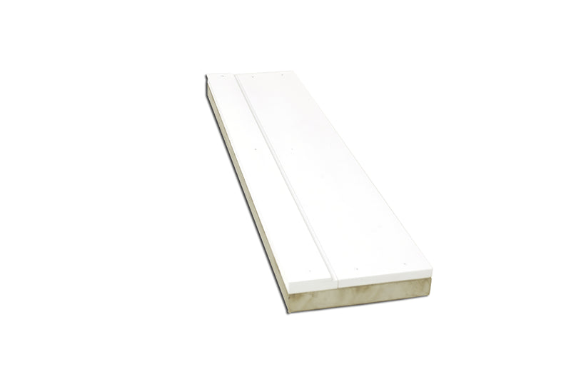 Asse di battuta in acciaio inox e superficie di legno per salto in lungo e salto triplo con tavoletta porta plastilina S02654