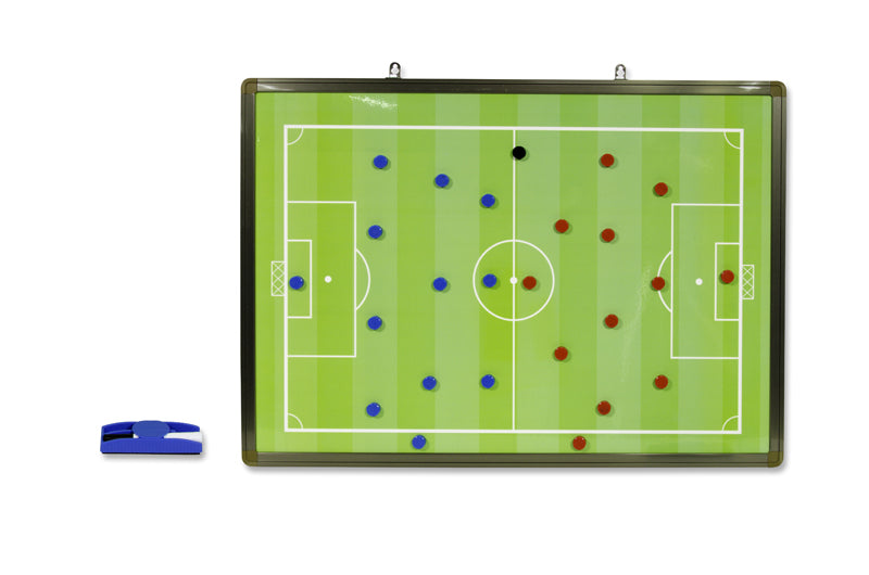 Lavagna magnetica per calcio con pedine, dimensioni cm 85x60 S04562