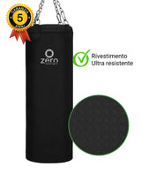 Sacco Boxe Plain 30/40/50/60 Kg da soffitto Ignifugo e Atossico