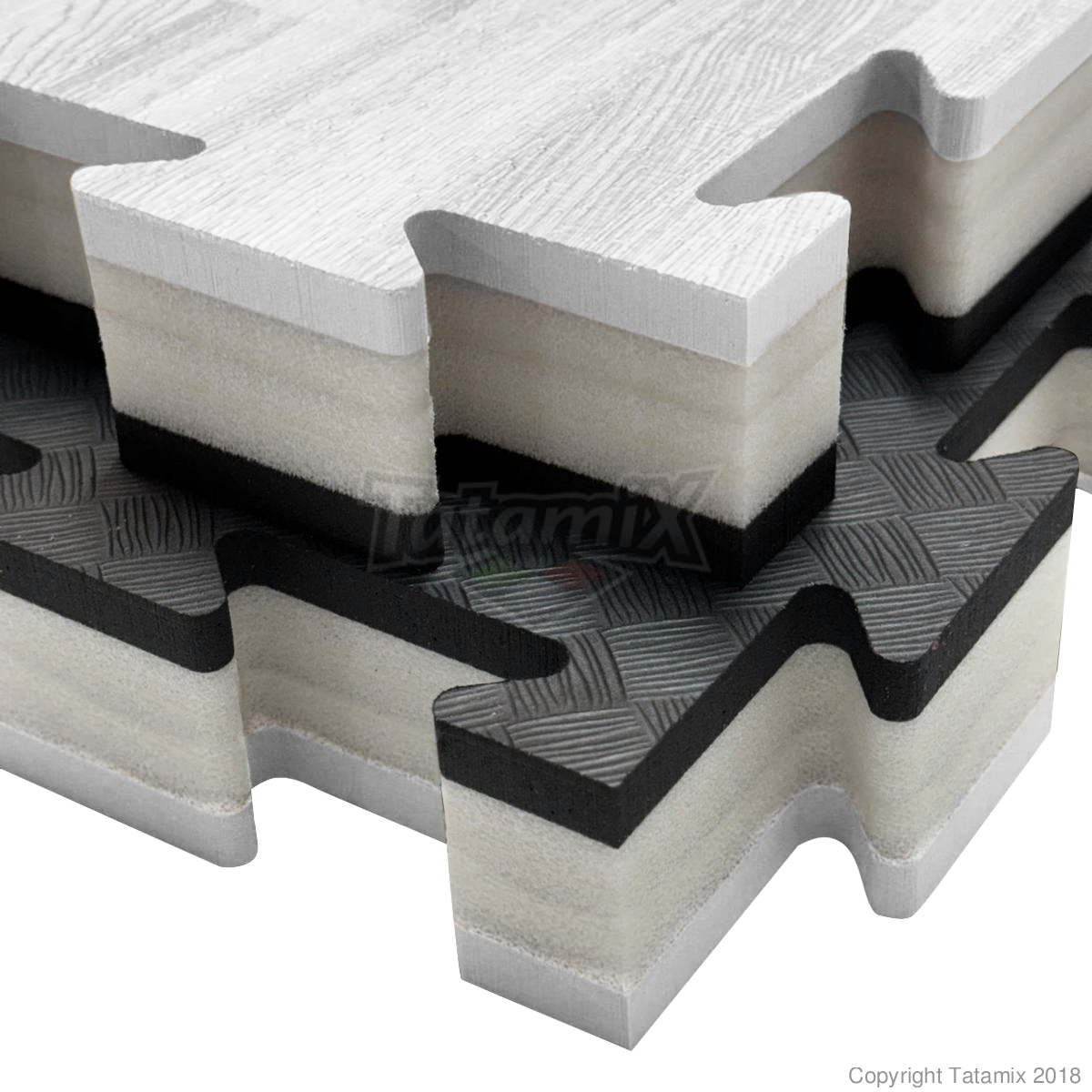 Tatami Eva Wood Effect / Effetto Legno 4cm combinazione tra Eva e Polietilene Cod. HB40W