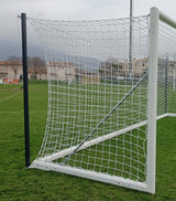 Sistema di tensionamento rete con pali verticali  ART. 6012 da applicare in n. 1 porta da calcio mobile per porte con articoli n 5900/5912/5924..