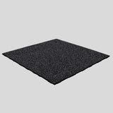 Pavimentazione SQUARE PREMIUM CLIC GOMMA FIT gomma mis 1x1m, 20 mm, NERO, PUNTINATO BIANCO E SABBIA