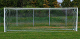 Coppia di Porte calcio ridotte 6x2 alluminio mobili traversa divisa sez.diam 80mm Art6033