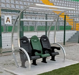 Panchina allenatori modello "World Cup", sedute con scocche o sedili VIP ART. 6207