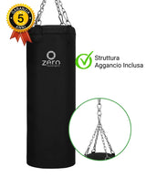 Sacco Boxe Plain 30/40/50/60 Kg da soffitto Ignifugo e Atossico
