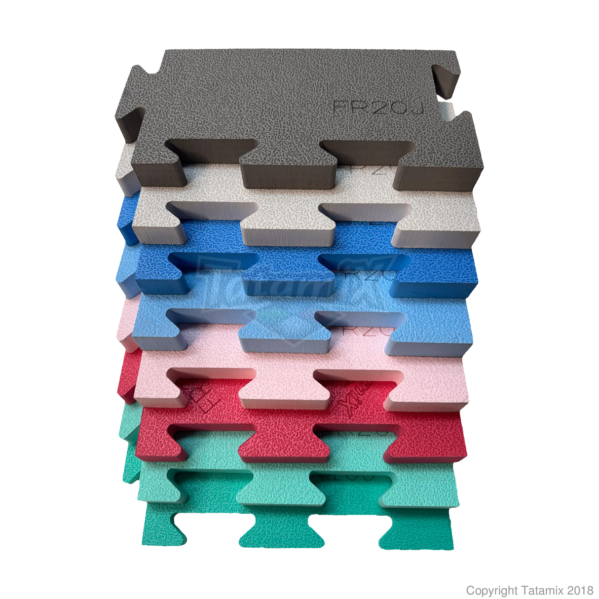 Tatami Ad Incastro FR20J 100x100x2cm Eva FR Euroclass Resistenti al Fuoco Quantità Minima Per La Vendita 6 Moduli