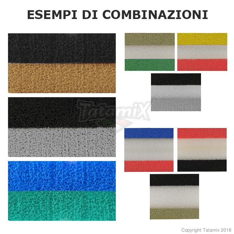 Tatami HYBRID PERSONALIZZABILE  ad incastro 100x100 lastra in EVA + XPE
