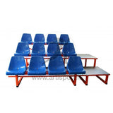 Scala tribuna spettatori cm.80 art . S101.9 per tribune art. S101e s101.8