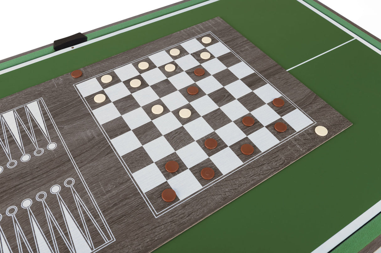 Tavolo Multigioco 9 in uno - versione calciobalilla aste rientranti Cod. ALL-IN-9R