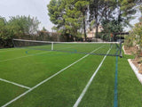 Impianto tennis Acciaio trasportabile su ruote Art 7511 zavorra esclusa