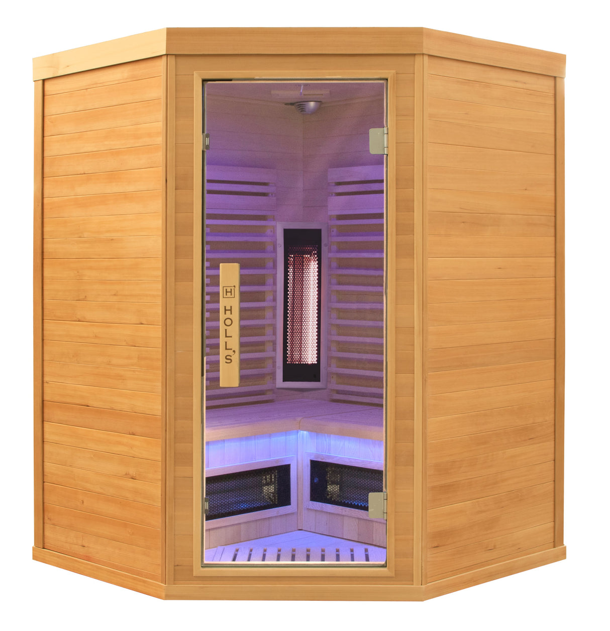 SAUNA A INFRAROSSI PUREWAVE EVO - ABETE CANADESE ANGOLARE 3 POSTI HL-PUR03C